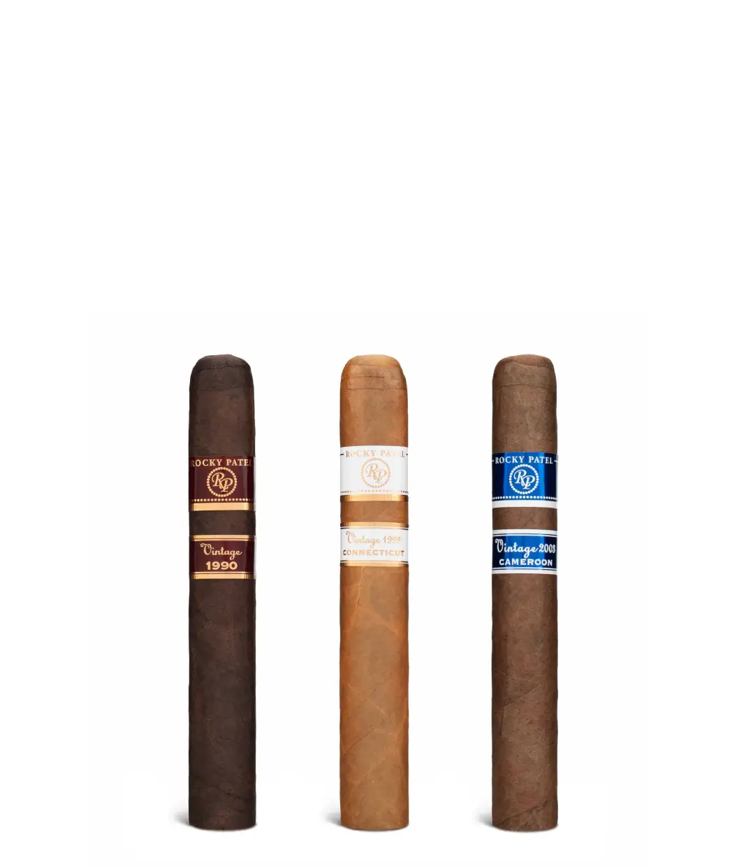 Rocky Patel Vintage Sampler Robusto Box of 6 from AuCigars, premium Cuban cigar.